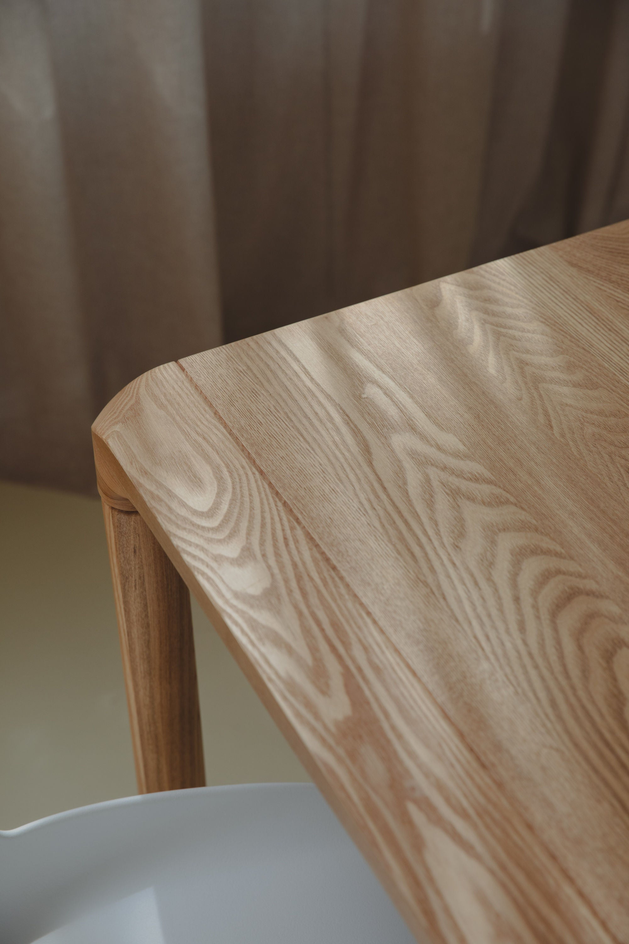 Zuiver Storm Natural Oak Wood Rectangle Dining Table 180cm